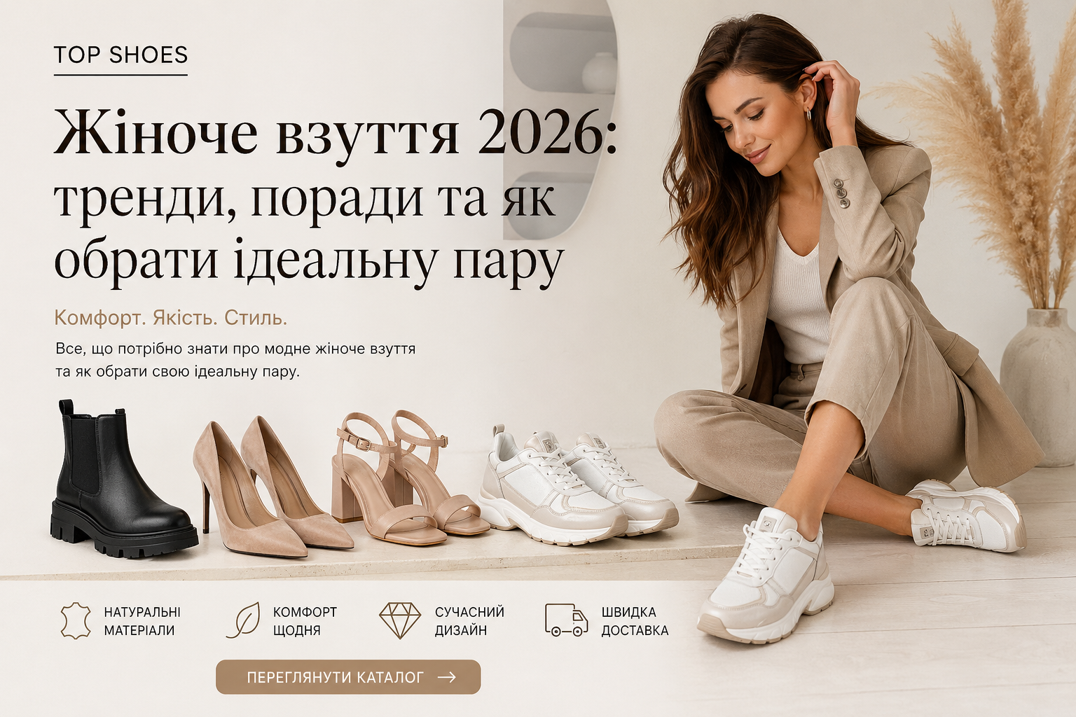 Жіноче взуття 2026: тренди, поради та як обрати ідеальну пару, жіноче взуття купити
жіночі кросівки
модне взуття 2026
взуття жіноче Україна
купити босоніжки жіночі
жіночі туфлі онлайн