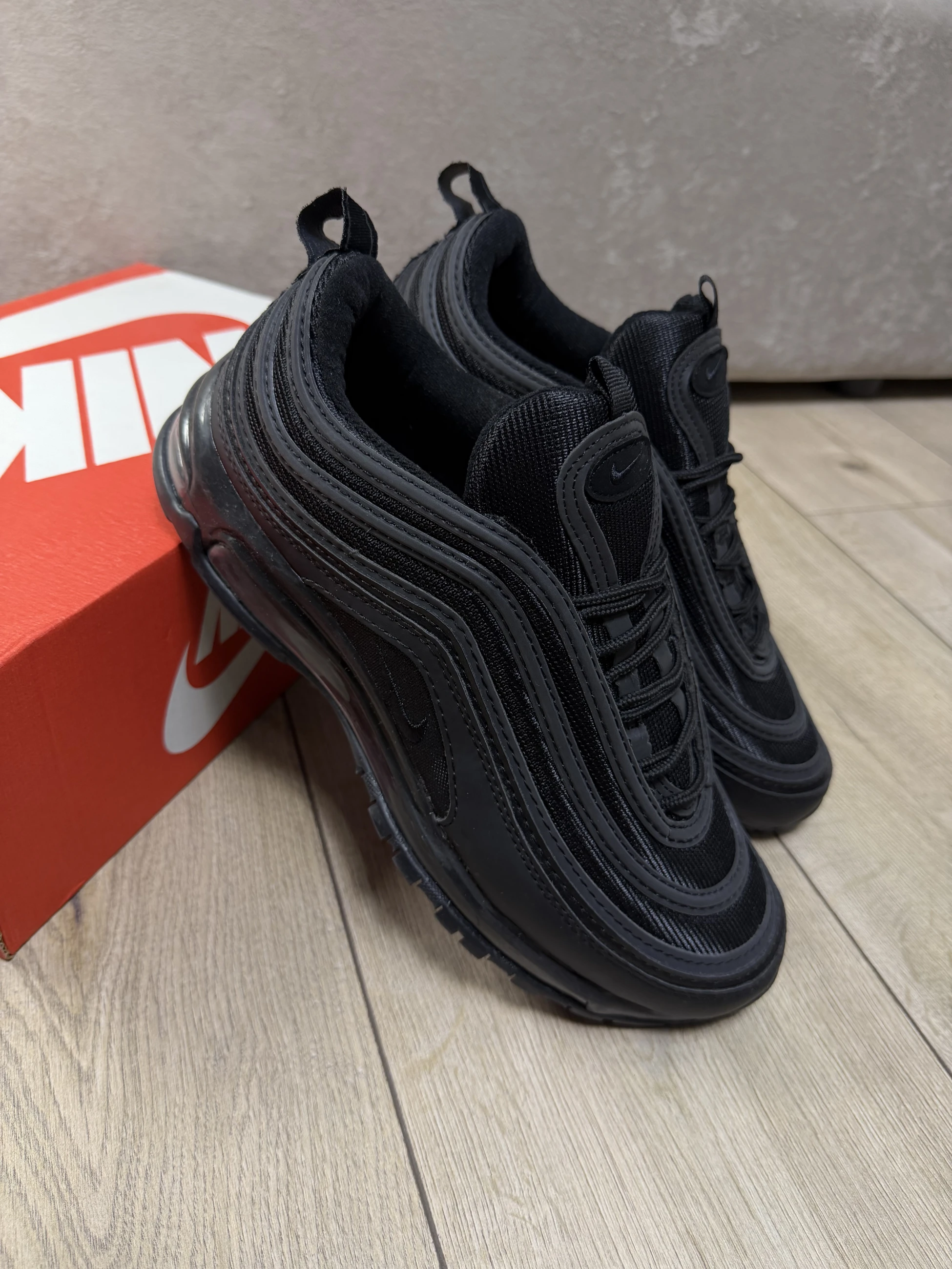 Кросівки Nike Air Max 97 Triple Black, Кросівки, купити взуття