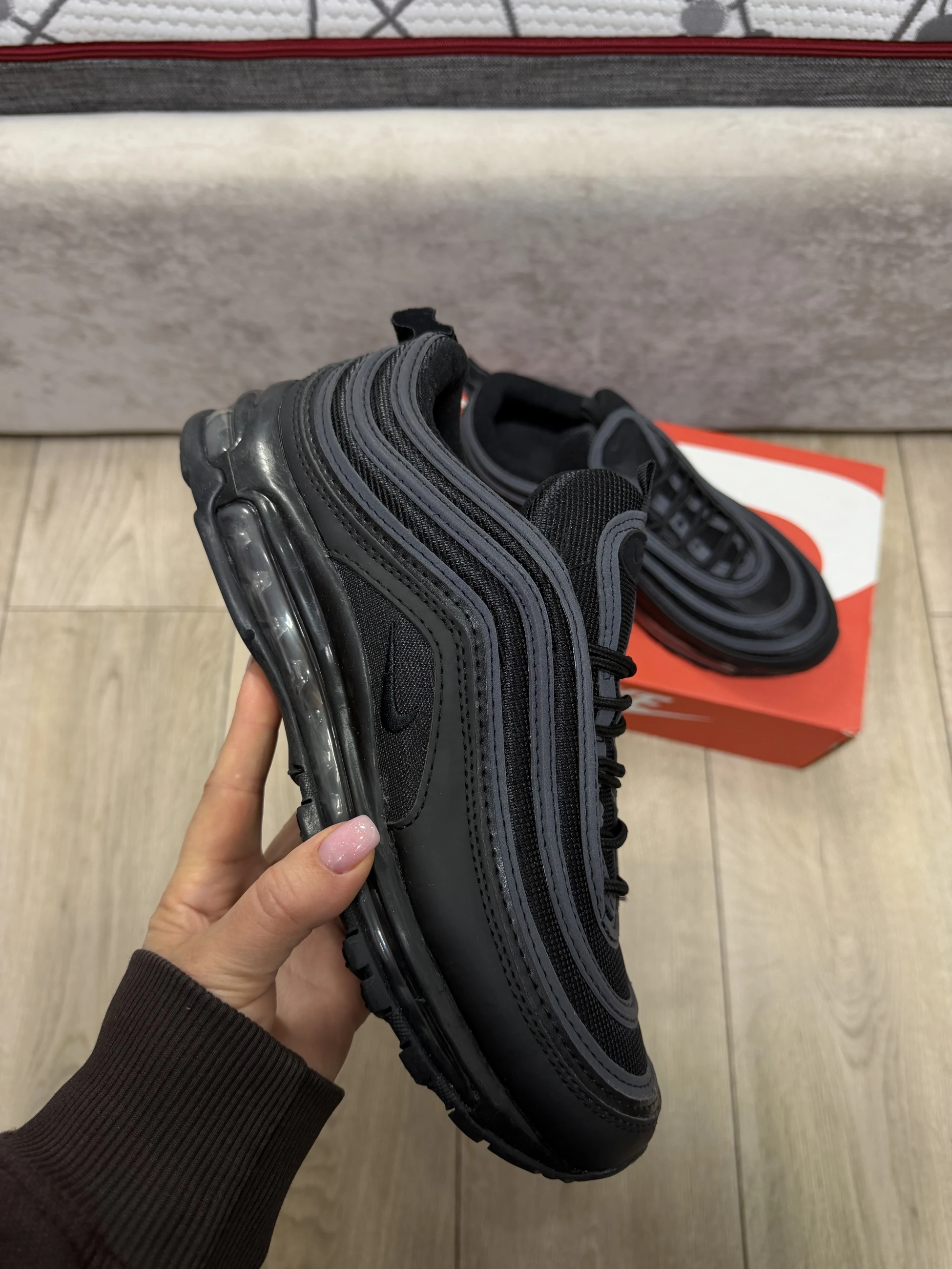 Кросівки Nike Air Max 97 Triple Black, Кросівки, купити взуття