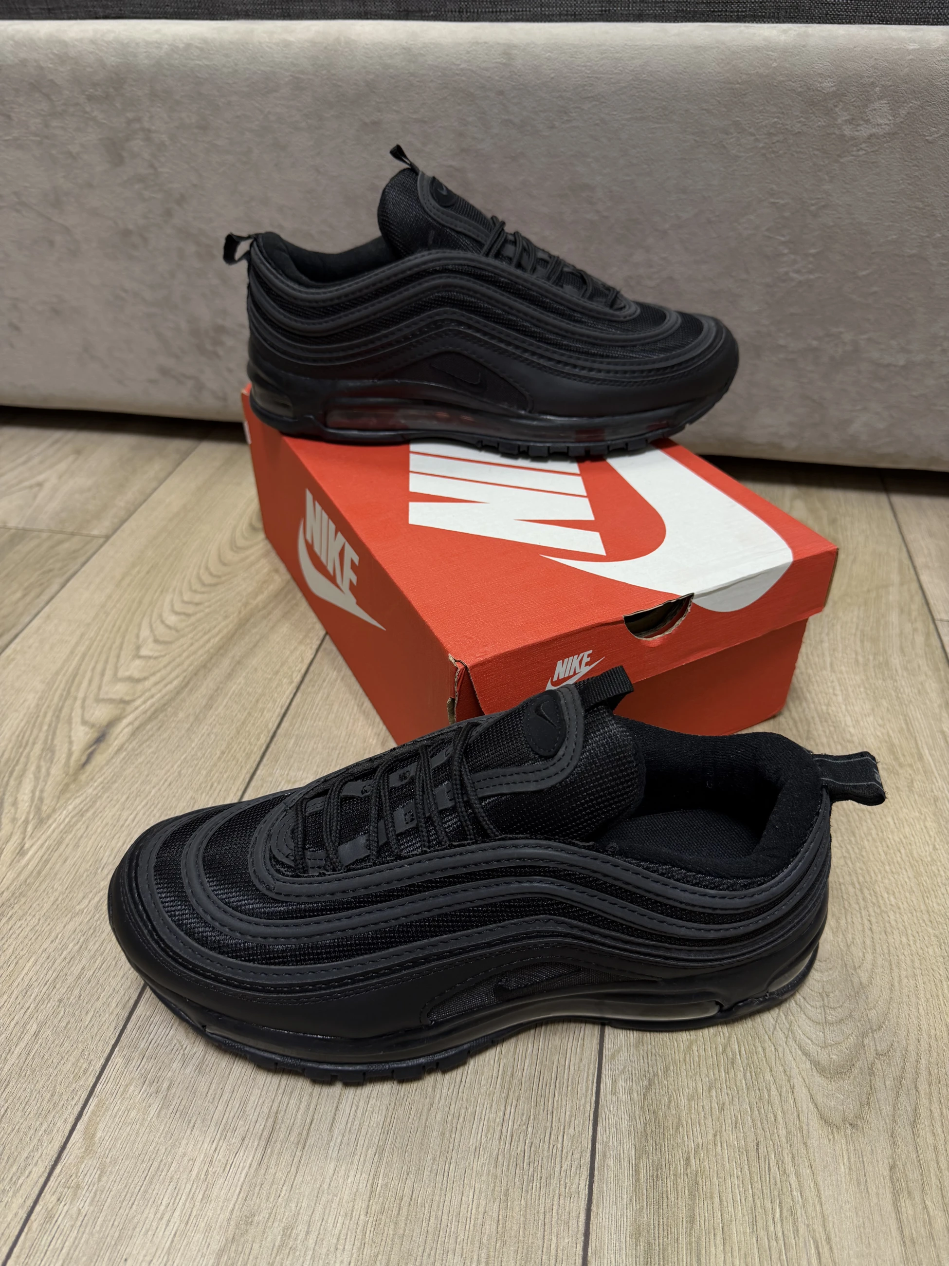 Кросівки Nike Air Max 97 Triple Black, Кросівки, купити взуття