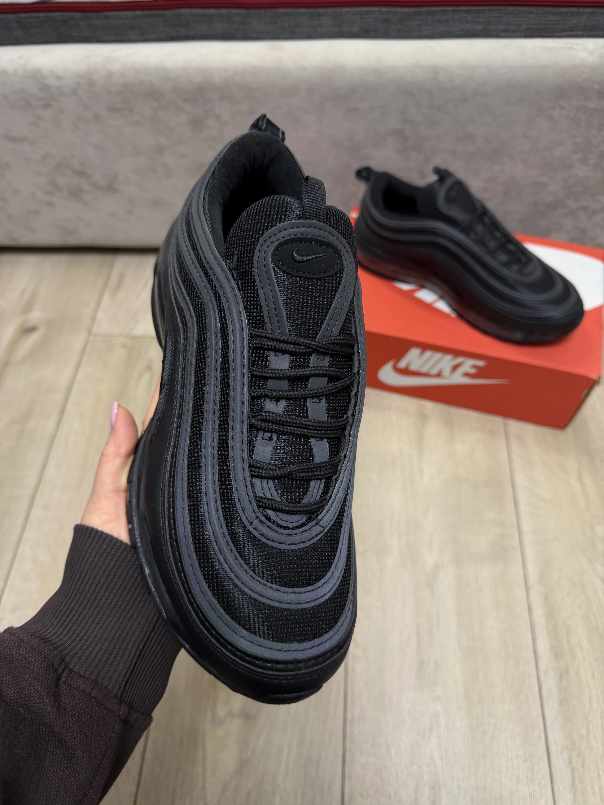 Кросівки Nike Air Max 97 Triple Black, Кросівки, купити взуття